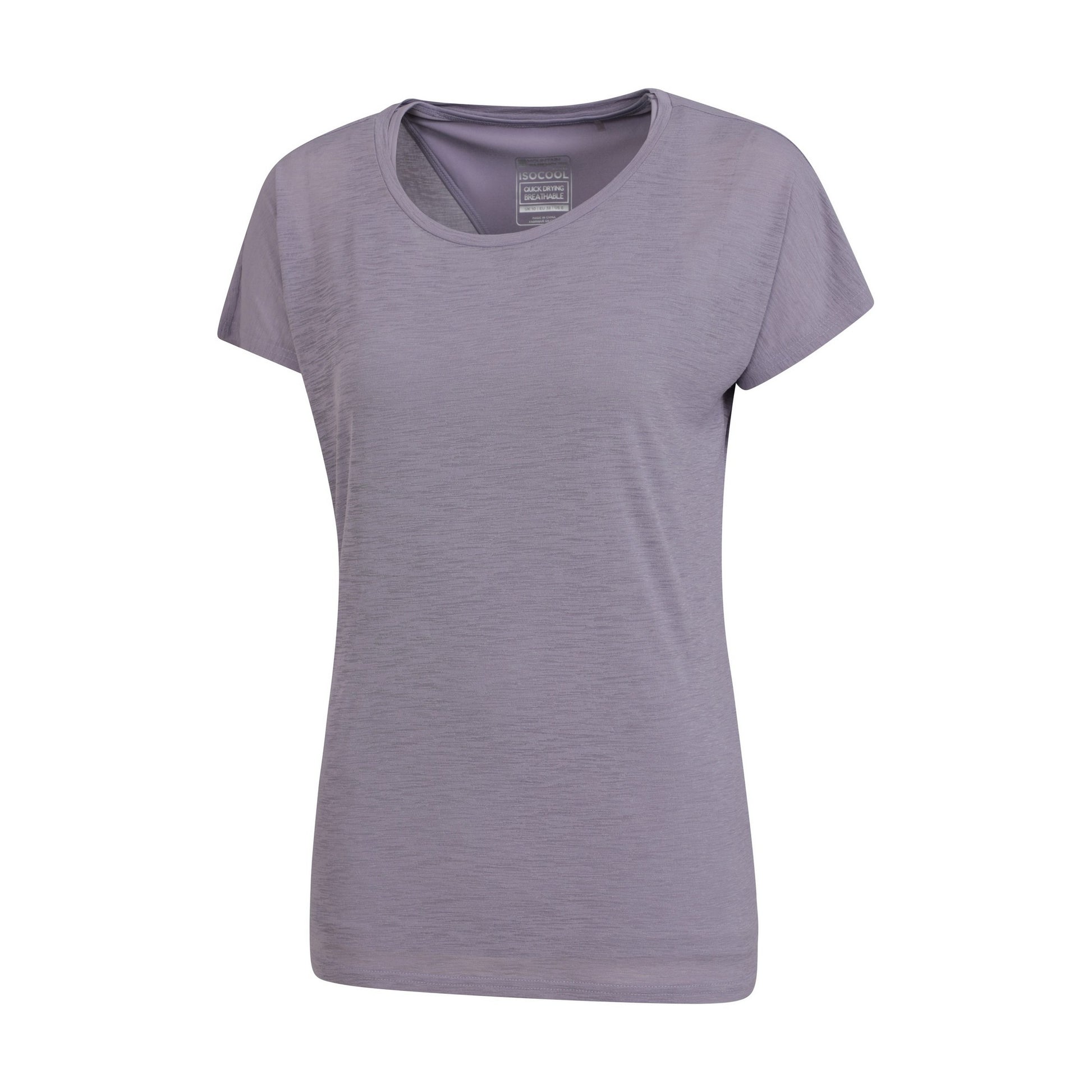 Purple - Lifestyle - Mountain Warehouse Womens-Ladies Double Layered T-Shirt