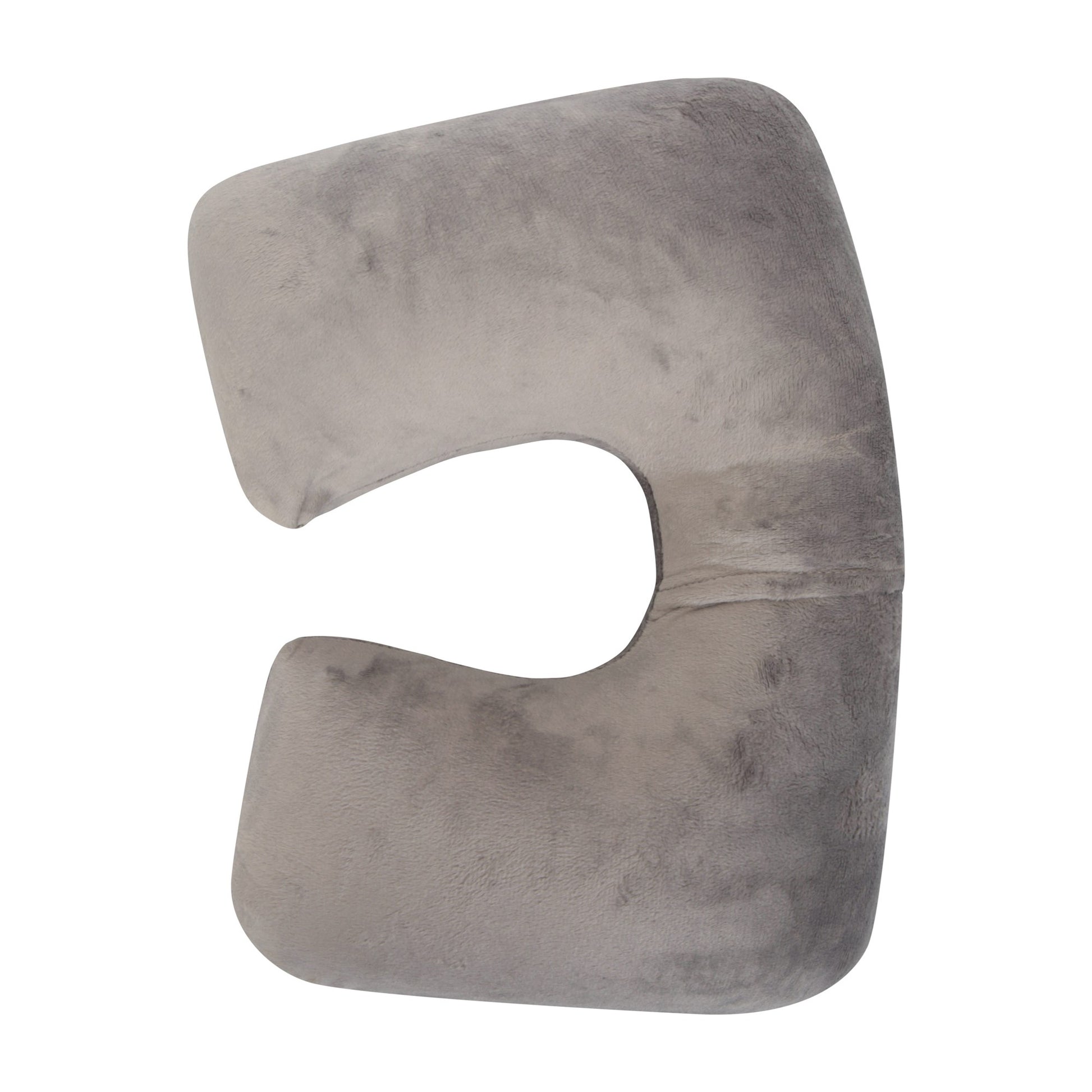 Grey - Back - Mountain Warehouse Fleece Inflatable Pillow