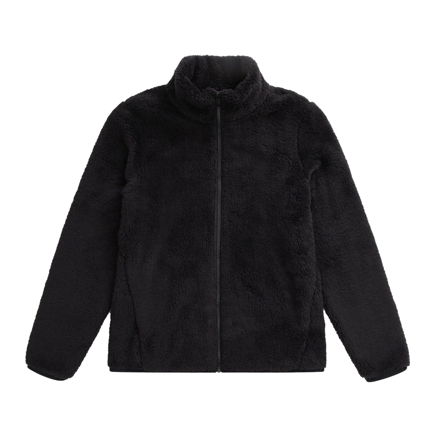 Jet Black - Front - Animal Womens-Ladies Teddy Fleece Jacket