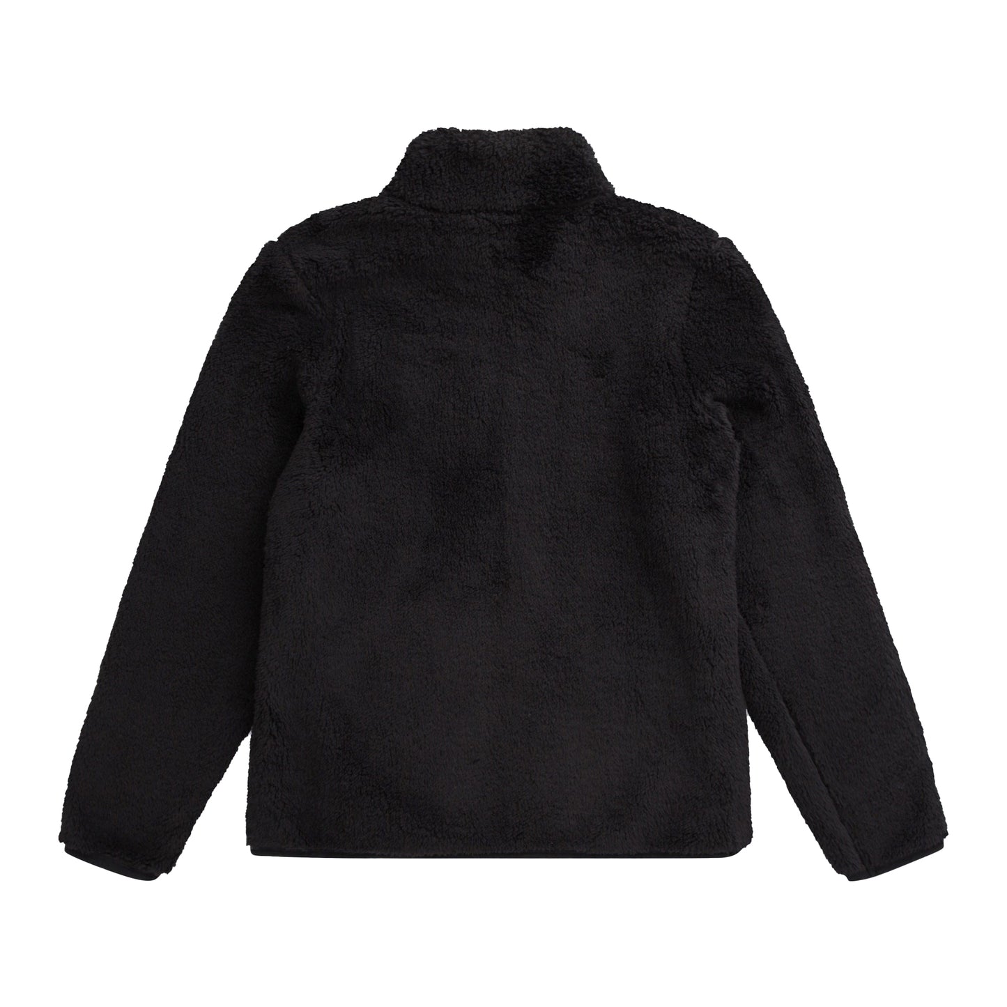 Jet Black - Back - Animal Womens-Ladies Teddy Fleece Jacket