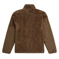 Brown - Back - Animal Mens Teddy Fleece Jacket