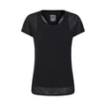 Black - Front - Mountain Warehouse Womens-Ladies Double Layered T-Shirt