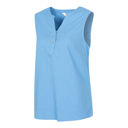 Bright Blue - Side - Mountain Warehouse Womens-Ladies Petra Sleeveless Shirt