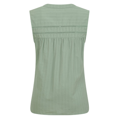Khaki Green - Back - Mountain Warehouse Womens-Ladies Petra Sleeveless Shirt