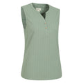 Khaki Green - Side - Mountain Warehouse Womens-Ladies Petra Sleeveless Shirt