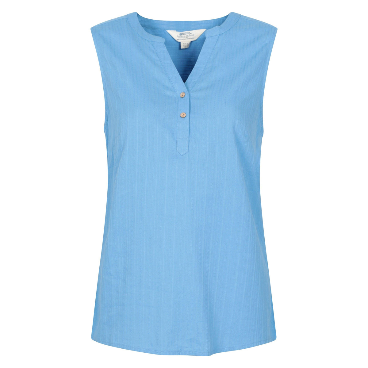 Bright Blue - Front - Mountain Warehouse Womens-Ladies Petra Sleeveless Shirt