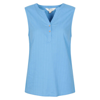 Bright Blue - Front - Mountain Warehouse Womens-Ladies Petra Sleeveless Shirt
