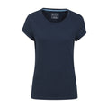 Navy - Pack Shot - Mountain Warehouse Womens-Ladies Bude Relaxed Fit T-Shirt