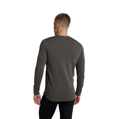 Dark Khaki - Back - Animal Mens Blaze Base Layer Top