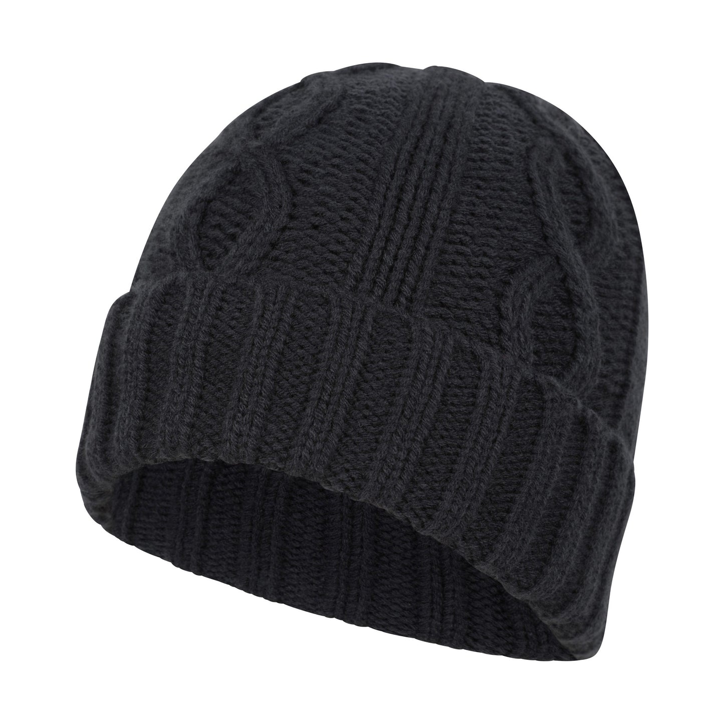 Navy - Lifestyle - Mountain Warehouse Mens Cable Fleece Lined Waterproof Beanie