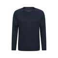 Navy - Front - Mountain Warehouse Mens Plain Quick Dry Active Top