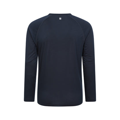 Navy - Back - Mountain Warehouse Mens Plain Quick Dry Active Top