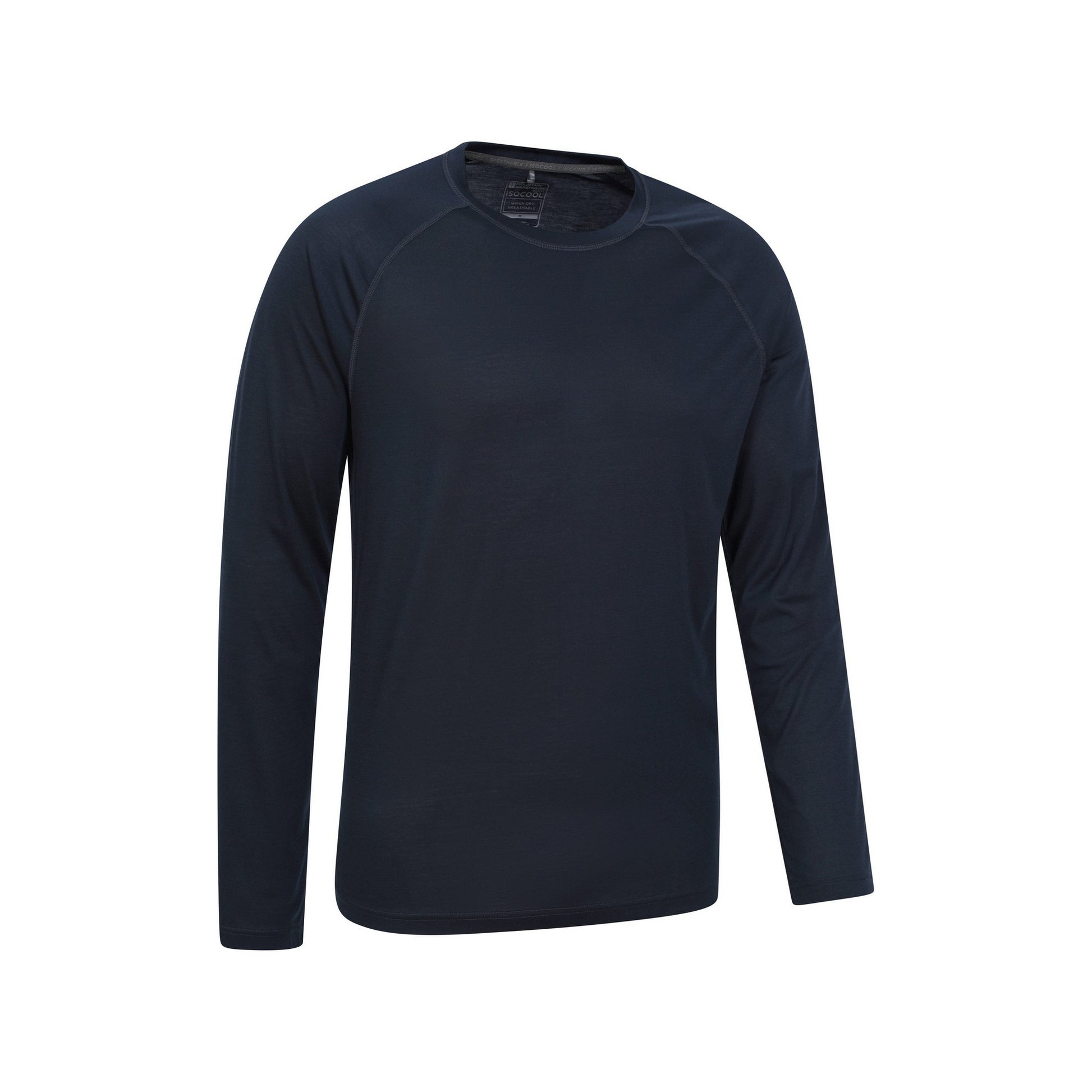 Navy - Lifestyle - Mountain Warehouse Mens Plain Quick Dry Active Top