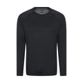 Black - Front - Mountain Warehouse Mens Plain Quick Dry Active Top