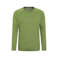 Green - Front - Mountain Warehouse Mens Plain Quick Dry Active Top
