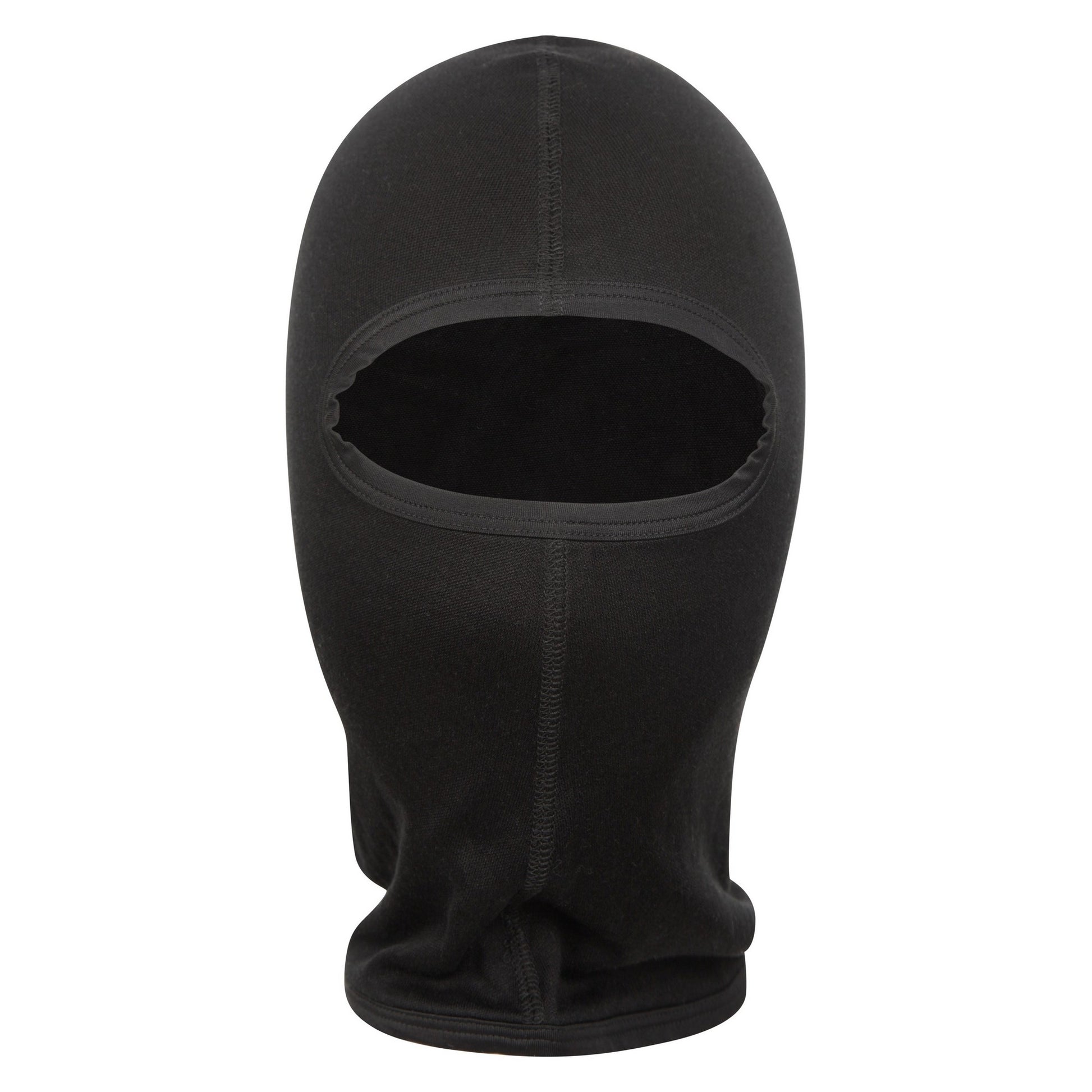 Black - Front - Mountain Warehouse Mens Plain Silk Balaclava