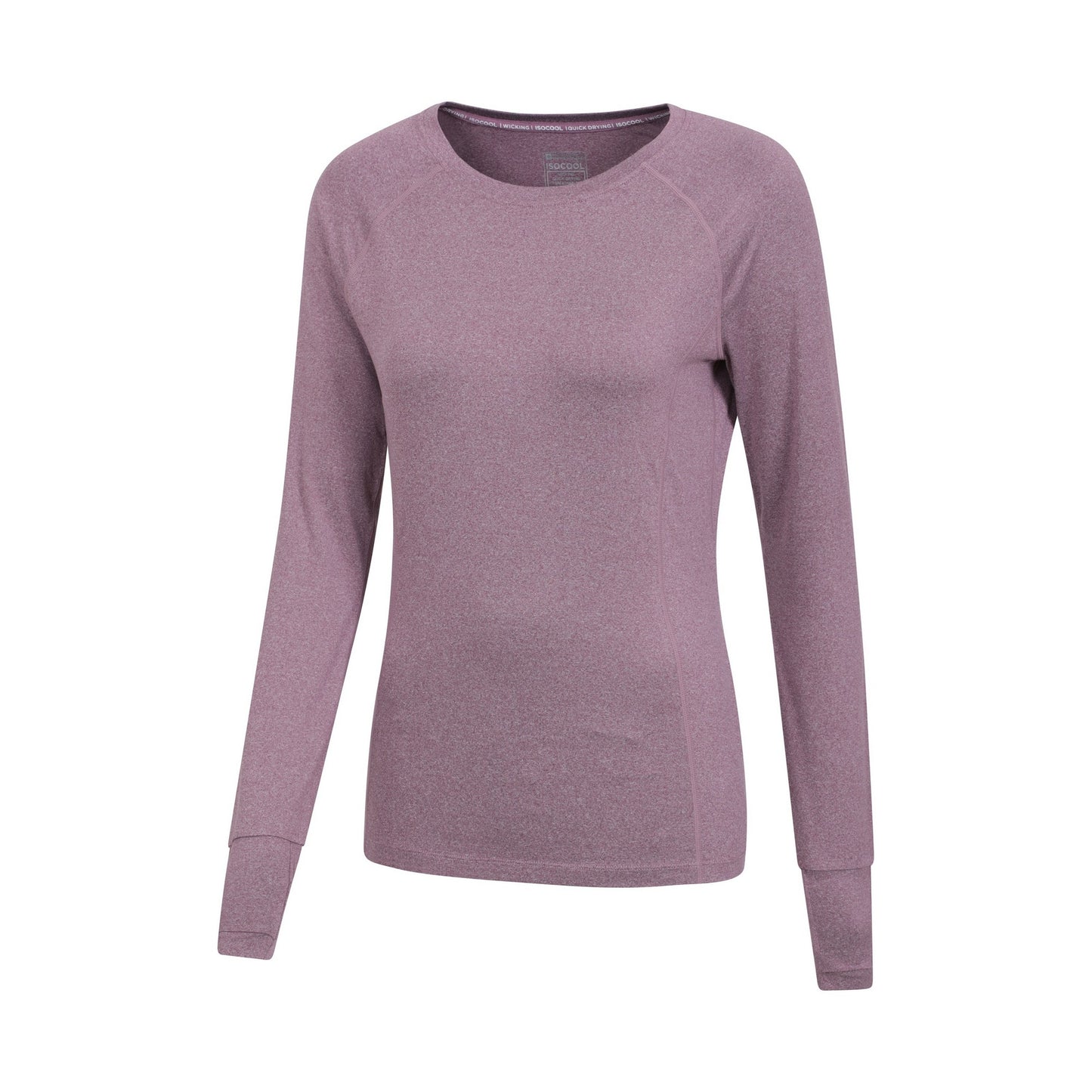 Berry - Side - Mountain Warehouse Womens-Ladies Stance Soft Touch Long-Sleeved T-Shirt