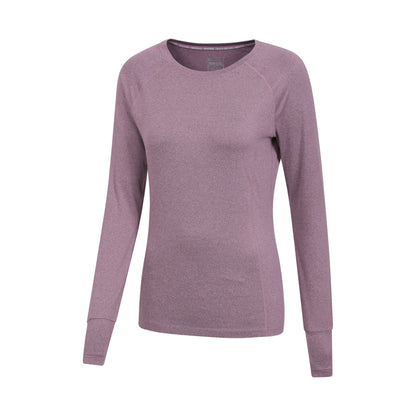 Berry - Side - Mountain Warehouse Womens-Ladies Stance Soft Touch Long-Sleeved T-Shirt