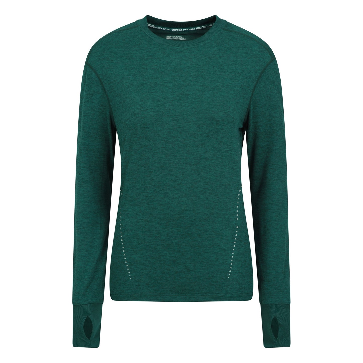 Dark Green - Front - Mountain Warehouse Womens-Ladies Time Trial Running T-Shirt