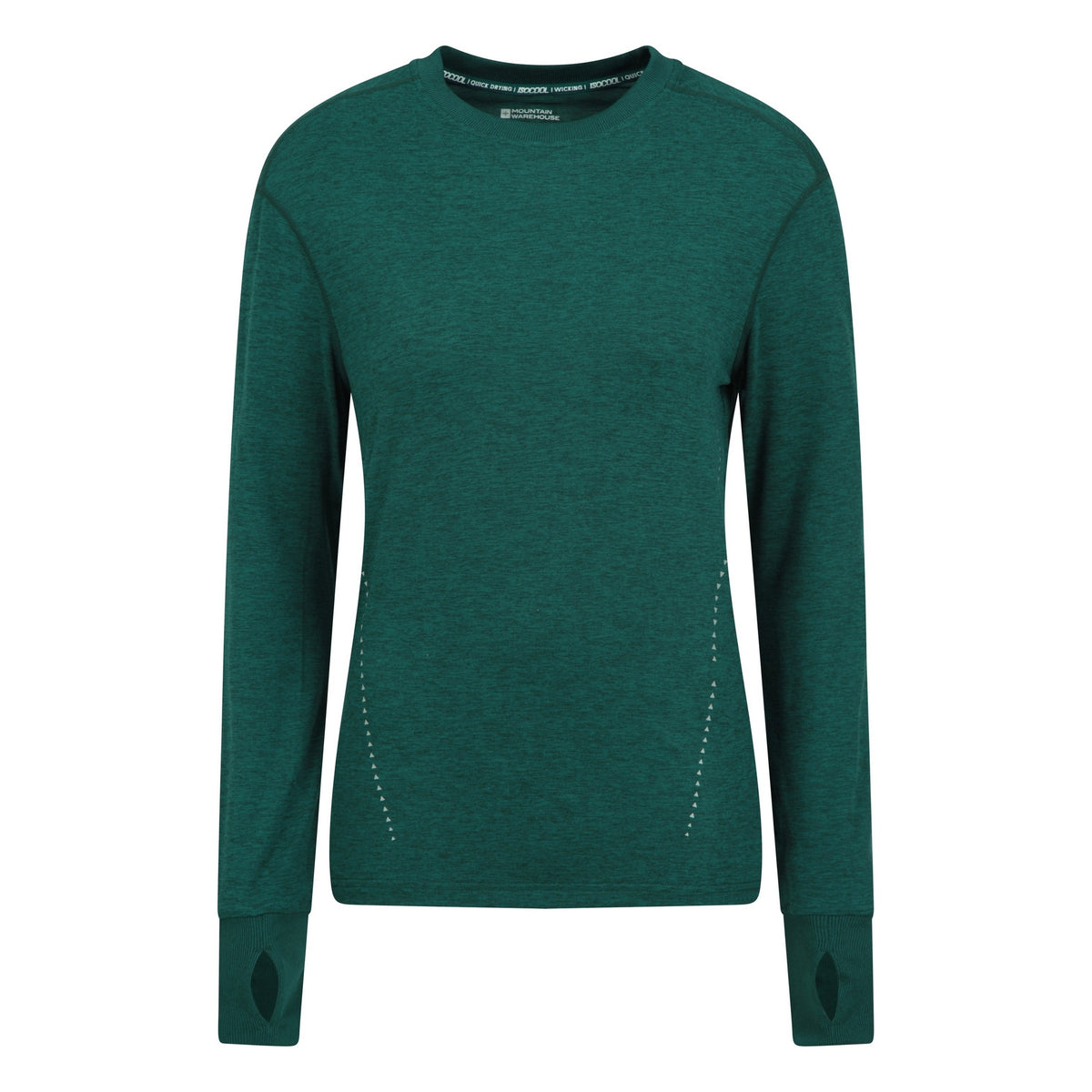 Dark Green - Front - Mountain Warehouse Womens-Ladies Time Trial Running T-Shirt