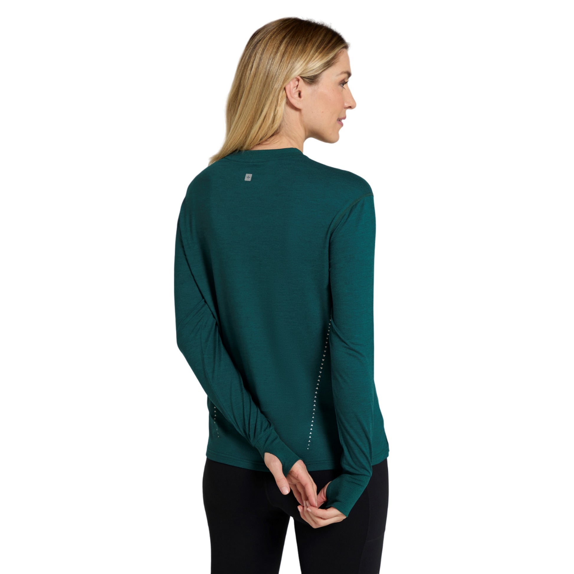 Dark Green - Back - Mountain Warehouse Womens-Ladies Time Trial Running T-Shirt