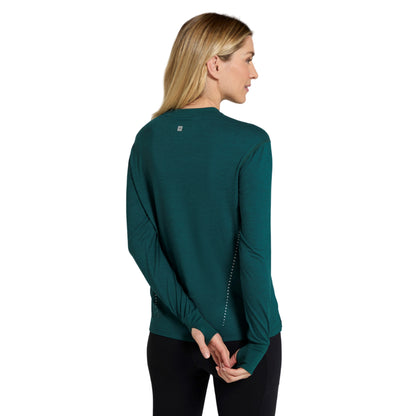 Dark Green - Back - Mountain Warehouse Womens-Ladies Time Trial Running T-Shirt