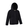 Black - Side - Mountain Warehouse Childrens-Kids Willow Borg Fleece Hoodie