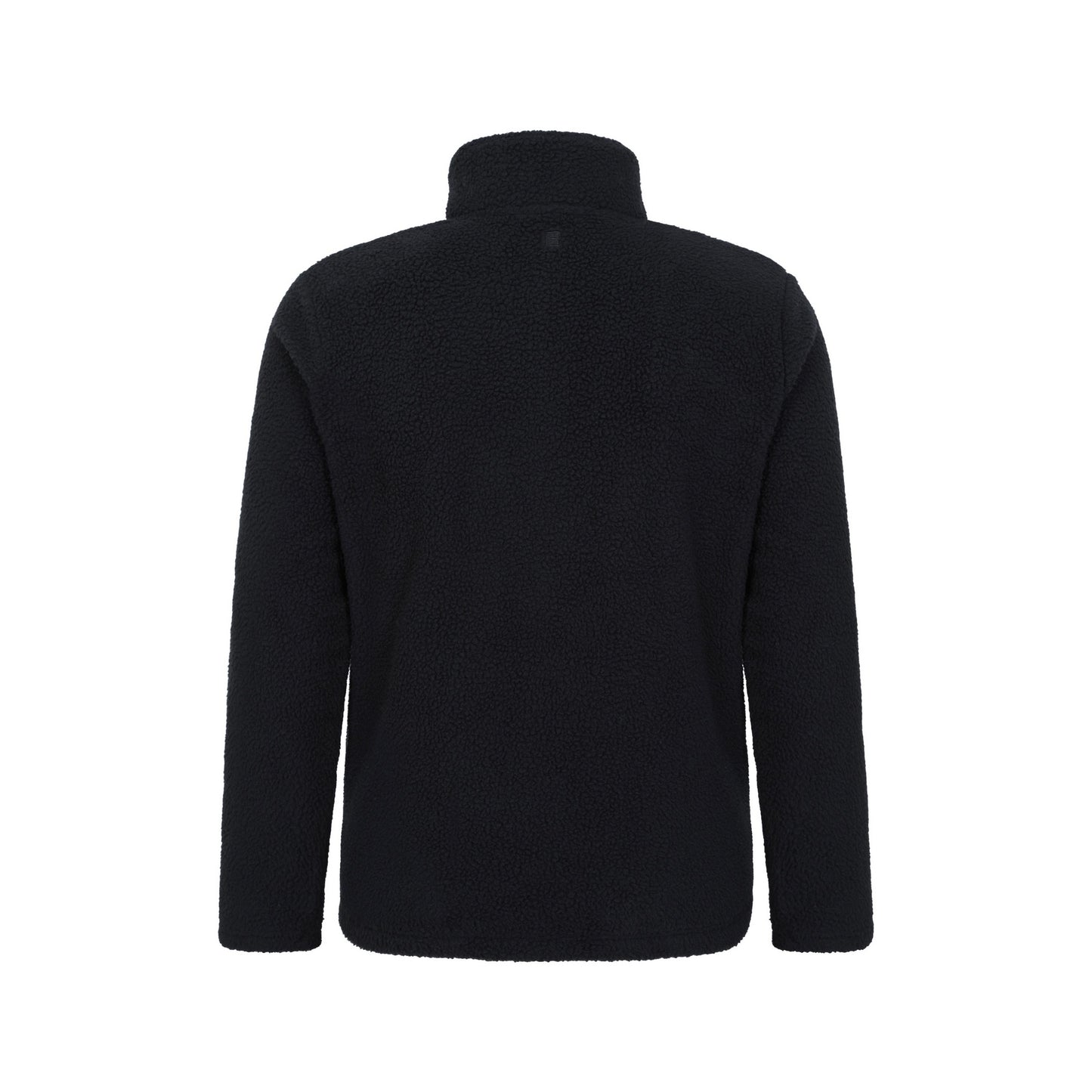 Black - Back - Mountain Warehouse Mens Ted Borg Half Zip Fleece Top