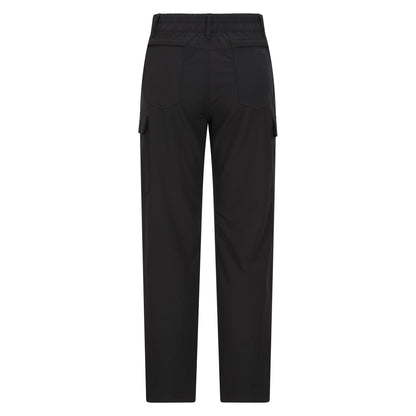 Black - Back - Mountain Warehouse Mens Beacon Softshell Fleece Lined Trousers
