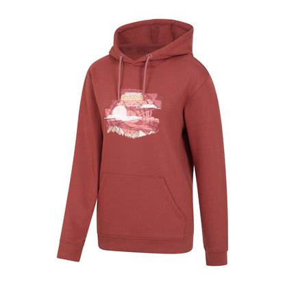 Rust - Lifestyle - Mountain Warehouse Womens-Ladies Sunset Graphic Hoodie
