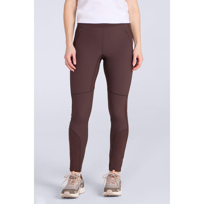 Light Brown - Front - Mountain Warehouse Womens-Ladies Etna Water Resistant Leggings
