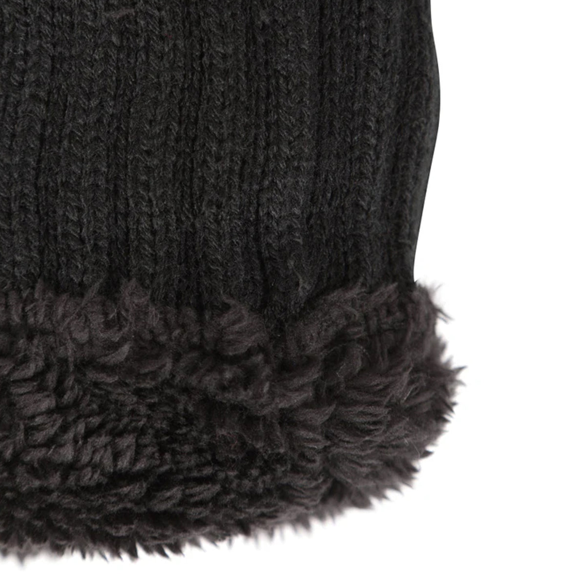 Black - Lifestyle - Mountain Warehouse Mens Isotherm Faux Fur Lined Gloves