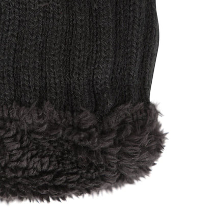 Black - Lifestyle - Mountain Warehouse Mens Isotherm Faux Fur Lined Gloves