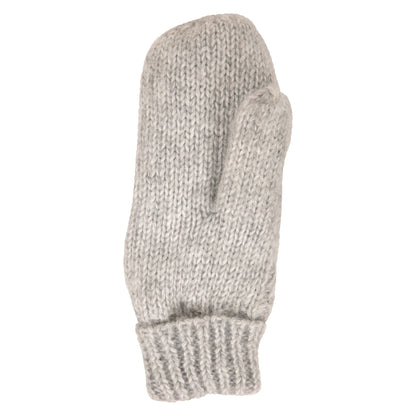 Grey - Back - Mountain Warehouse Womens-Ladies Isotherm Faux Fur Lined Mittens