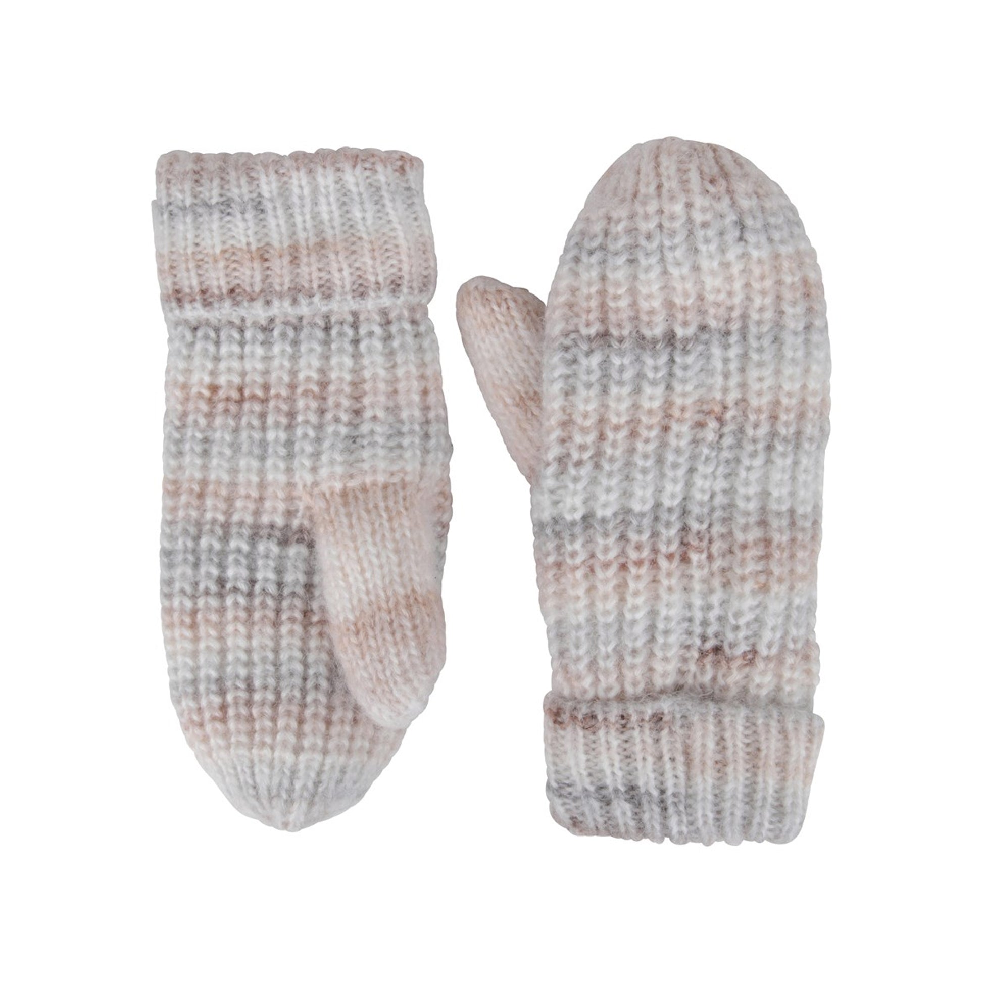 Beige - Front - Mountain Warehouse Womens-Ladies Isotherm Faux Fur Lined Mittens