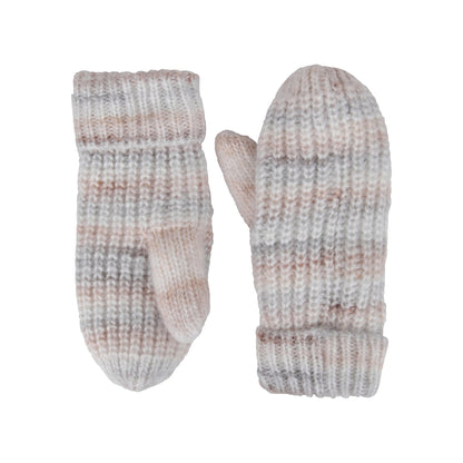 Beige - Front - Mountain Warehouse Womens-Ladies Isotherm Faux Fur Lined Mittens
