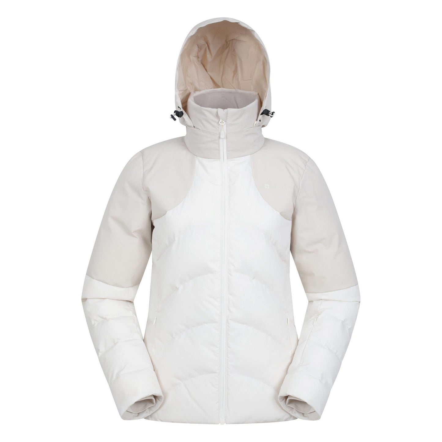 Cream - Pack Shot - Mountain Warehouse Womens-Ladies Cairngorm Baffled Ski Jacket
