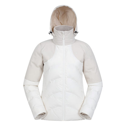 Cream - Pack Shot - Mountain Warehouse Womens-Ladies Cairngorm Baffled Ski Jacket