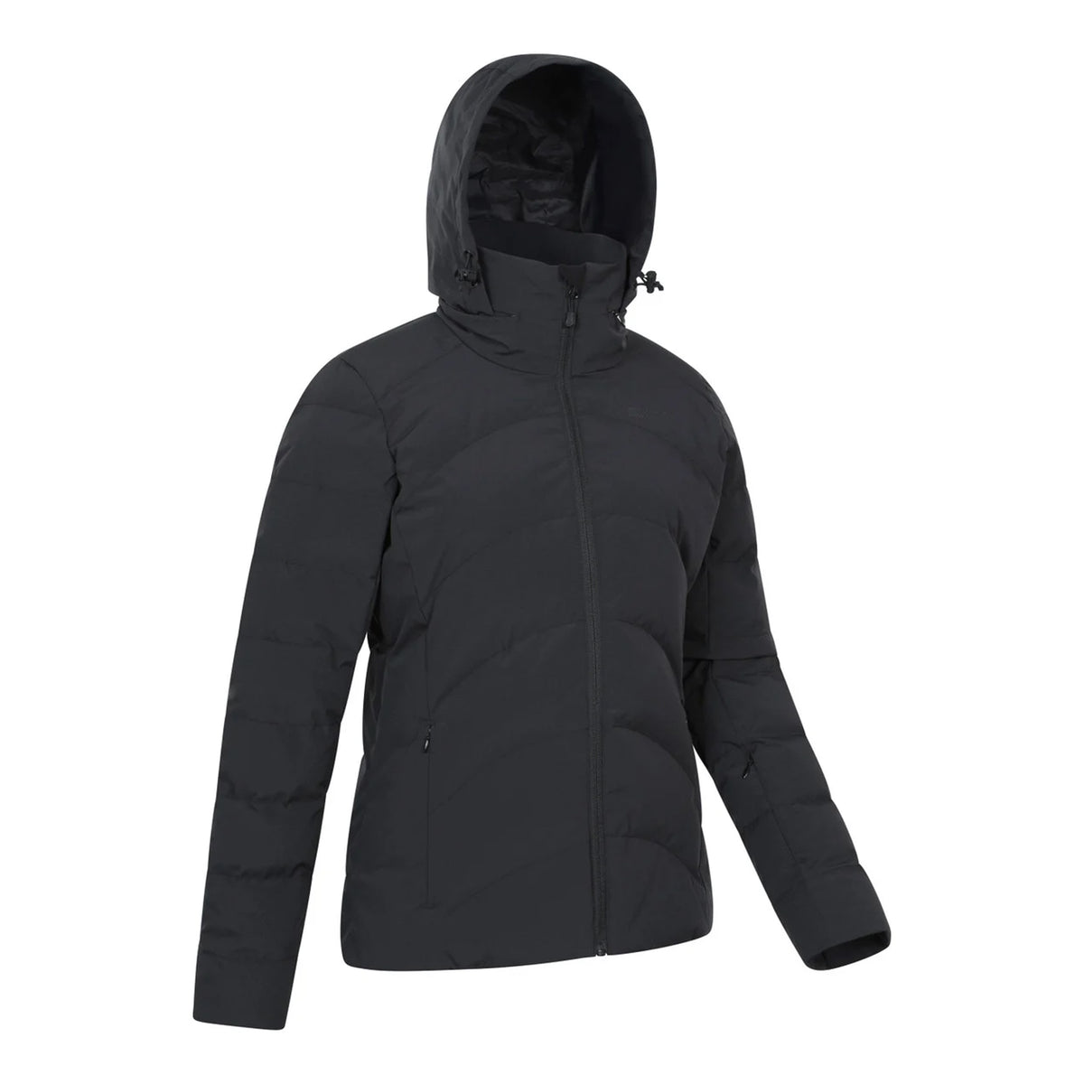 Black - Side - Mountain Warehouse Womens-Ladies Cairngorm Baffled Ski Jacket