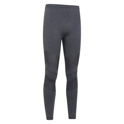 Charcoal - Side - Mountain Warehouse Mens Ventina Seamless Base Layer Bottoms