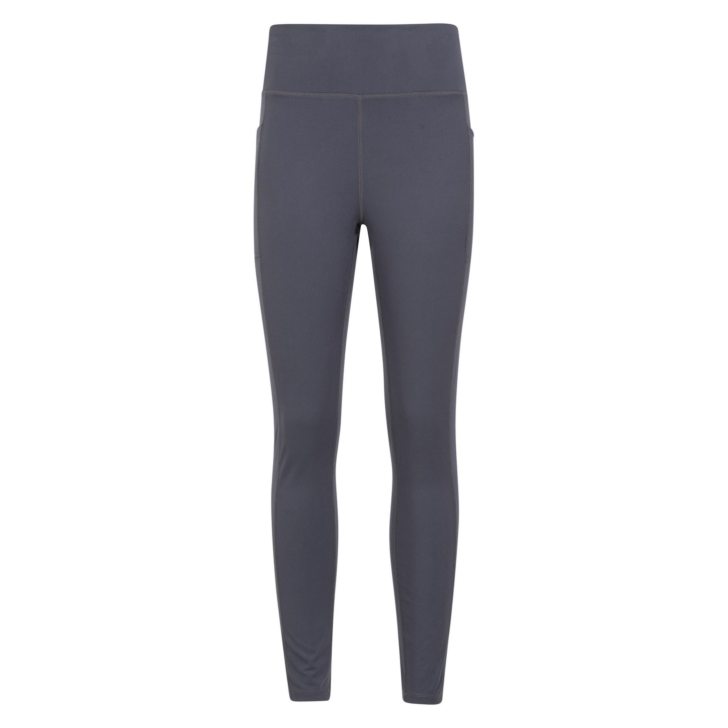 Grey - Front - Mountain Warehouse Womens-Ladies Breeze Full Length Leggings