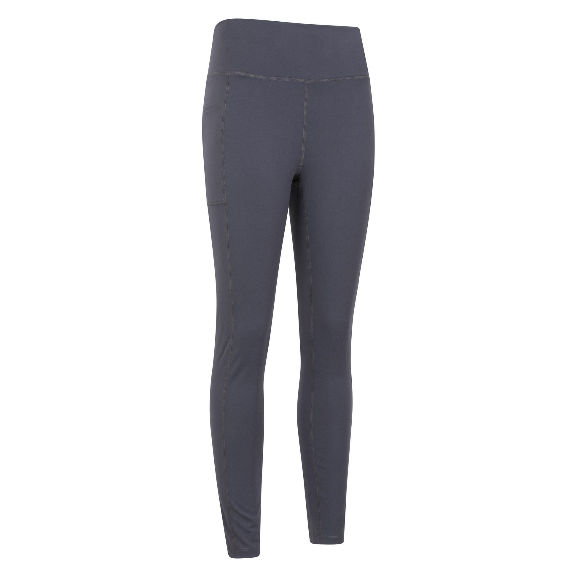 Grey - Side - Mountain Warehouse Womens-Ladies Breeze Full Length Leggings