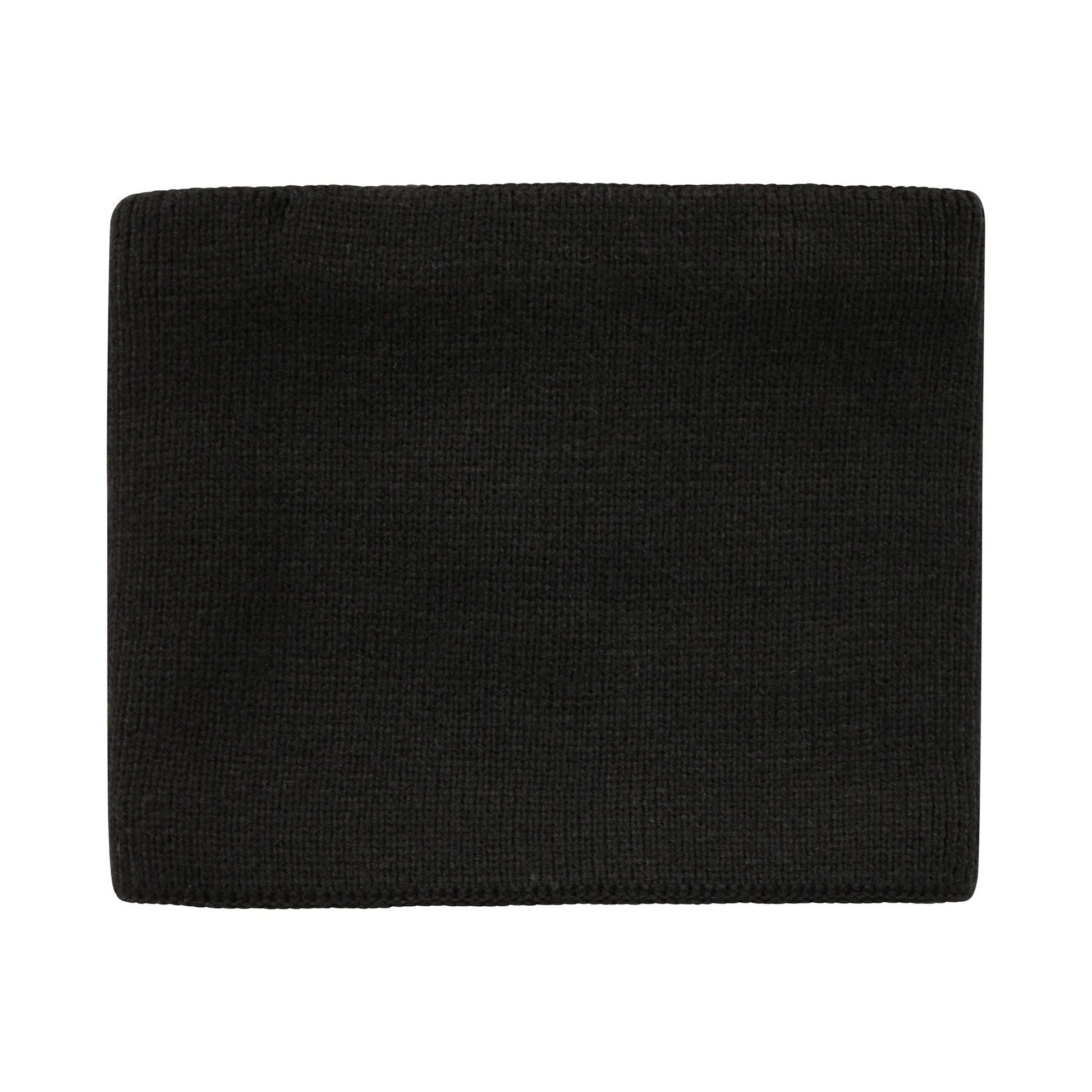 Black - Side - Mountain Warehouse Mens Faux Fur Lined Isotherm Neck Gaiter