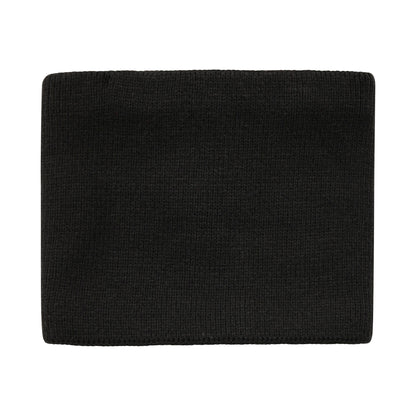 Black - Side - Mountain Warehouse Mens Faux Fur Lined Isotherm Neck Gaiter