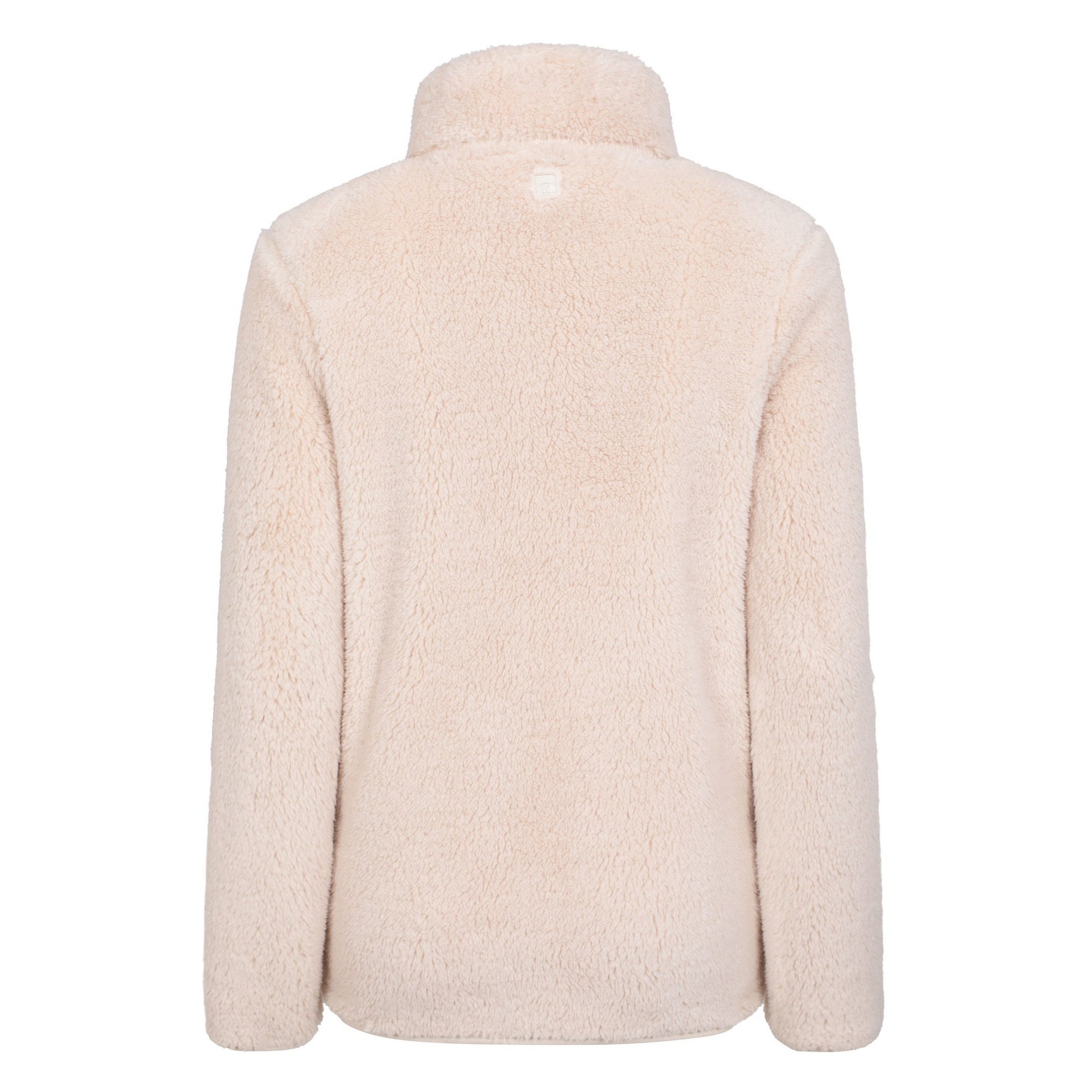Beige - Back - Mountain Warehouse Womens-Ladies Teddy Fleece Full Zip Jacket