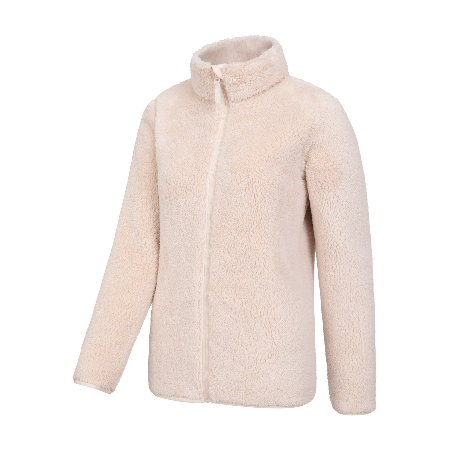 Beige - Lifestyle - Mountain Warehouse Womens-Ladies Teddy Fleece Full Zip Jacket