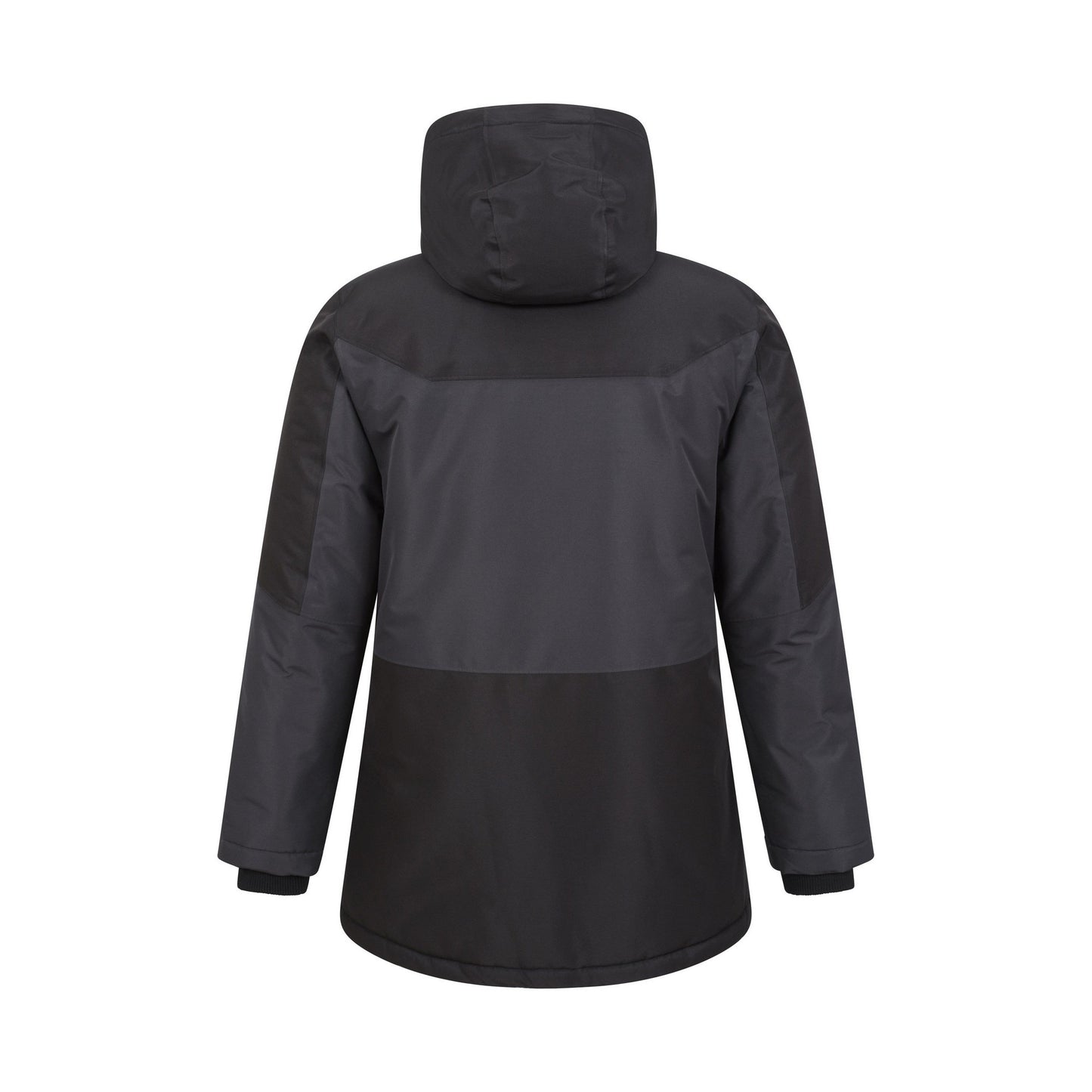 Dark Grey - Back - Mountain Warehouse Mens Tephra Waterproof Padded Parka