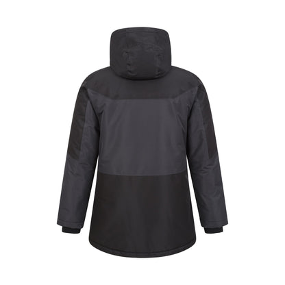 Dark Grey - Back - Mountain Warehouse Mens Tephra Waterproof Padded Parka