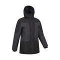 Dark Grey - Side - Mountain Warehouse Mens Tephra Waterproof Padded Parka