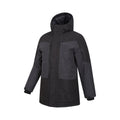 Dark Grey - Lifestyle - Mountain Warehouse Mens Tephra Waterproof Padded Parka